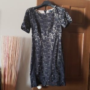Black lace dress